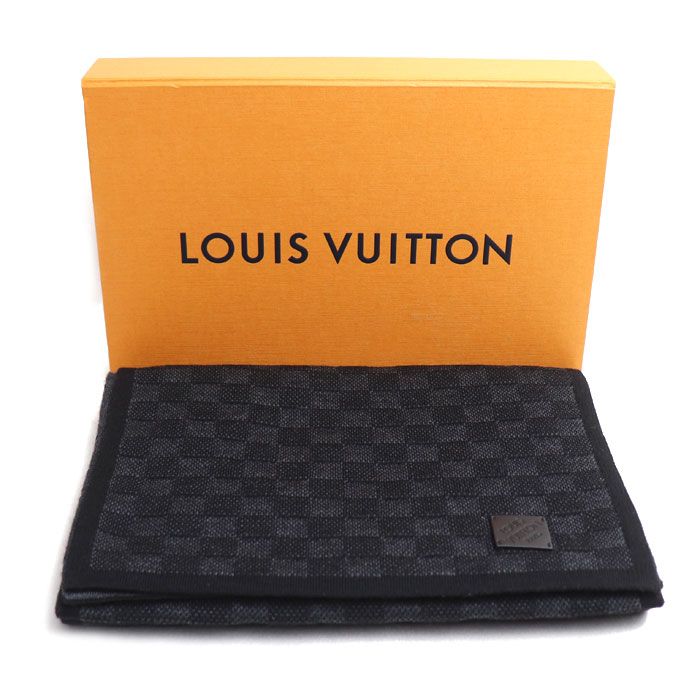 Louis Vuitton Neo Petit Damier Scarf Black — view 5