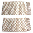 Prada Symbol Double Scarf Sand White — view 2