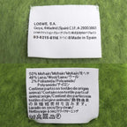 Loewe Anagram Mohair Fringe Scarf Green — view 4