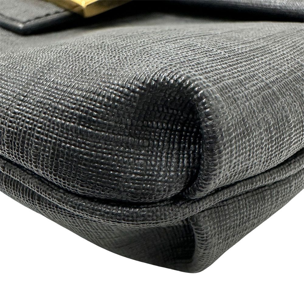Fendi Zucchino Shoulder Bag Gray — view 4