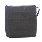 Fendi Zucchino Shoulder Bag Gray — view 2