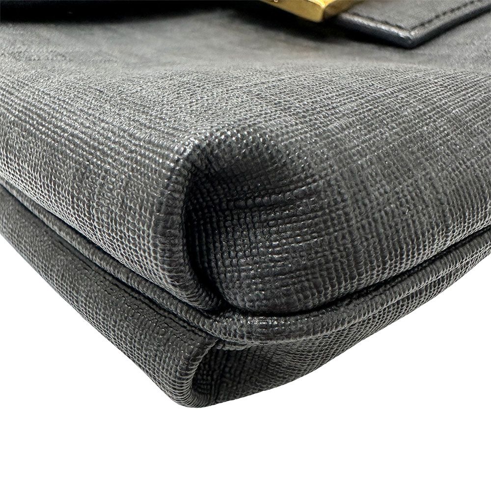 Fendi Zucchino Shoulder Bag Gray — view 5