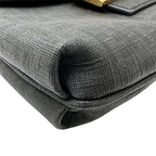 Fendi Zucchino Shoulder Bag Gray — view 5