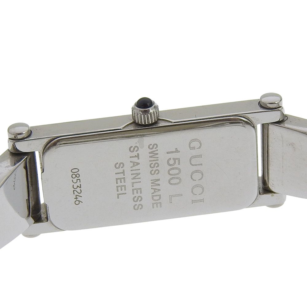 Gucci Stainless Steel Quartz Analog Display Silver Dial Watch — view 7