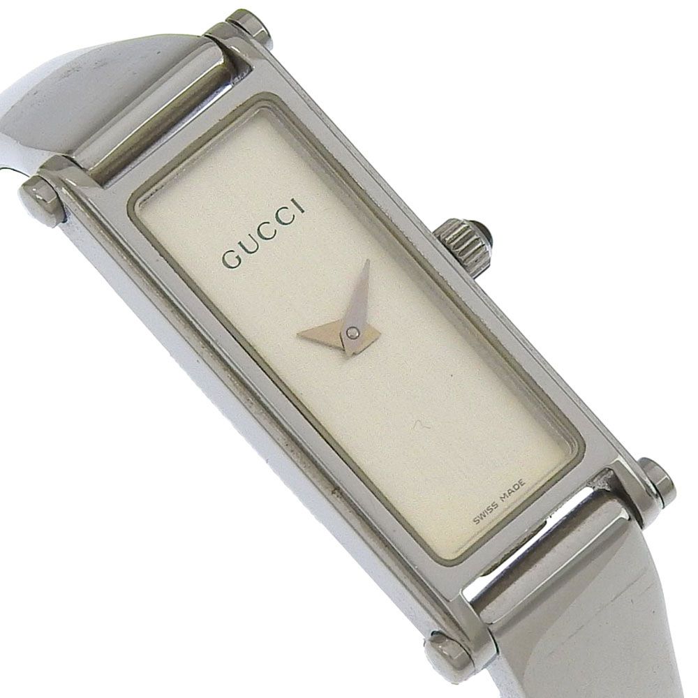 Gucci Stainless Steel Quartz Analog Display Silver Dial Watch — view 3