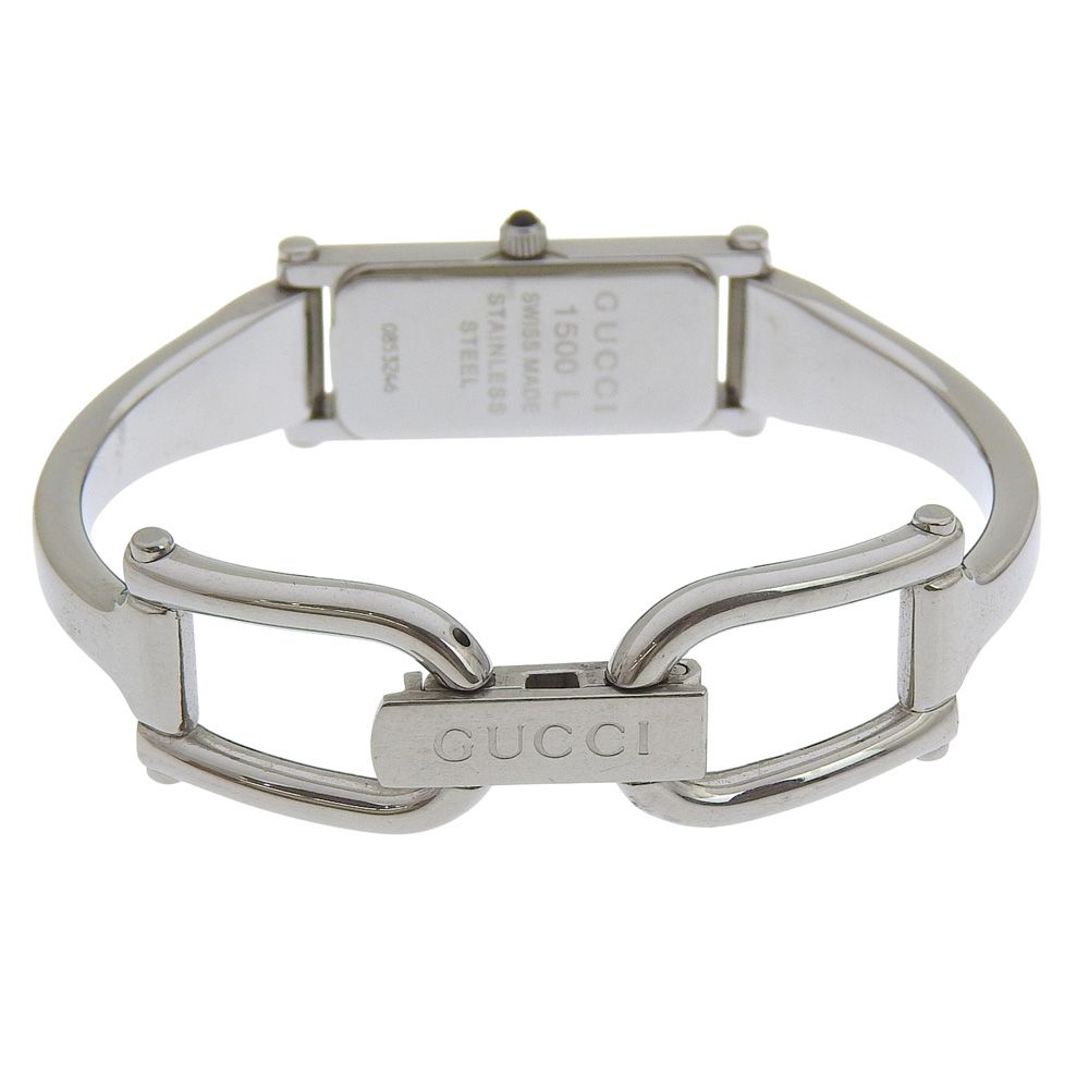 Gucci Stainless Steel Quartz Analog Display Silver Dial Watch — view 5