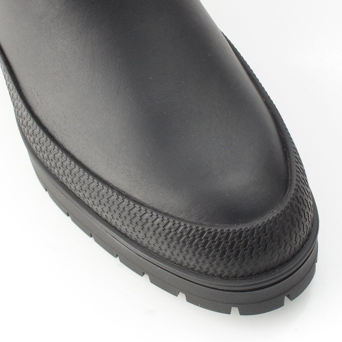 Hermes Leather Fuji Quilted Mosaic Long Boots Shoes Black 36 — view 6