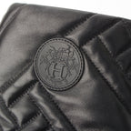 Hermes Leather Fuji Quilted Mosaic Long Boots Shoes Black 36 — view 7