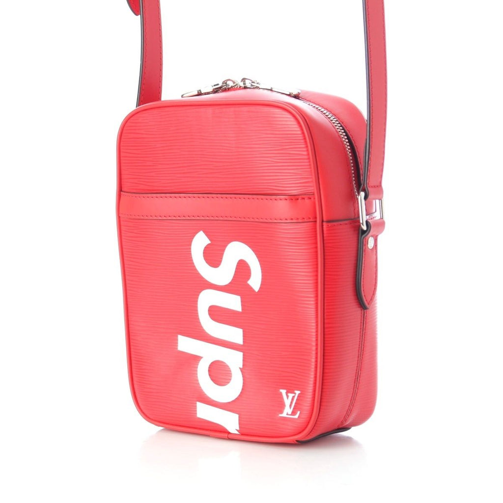 Louis Vuitton Supreme Danube PM Epi Logo Shoulder Bag Red — view 2