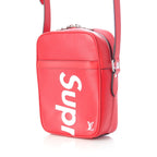 Louis Vuitton Supreme Danube PM Epi Logo Shoulder Bag Red — view 2