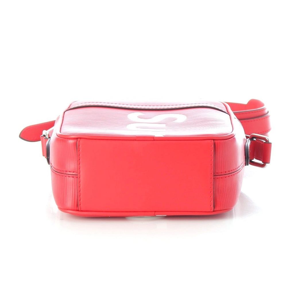 Louis Vuitton Supreme Danube PM Epi Logo Shoulder Bag Red — view 5