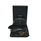 Saint Laurent Baby Leather Chain Shoulder Bag Black — view 8