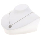 Chanel Camellia Diamond Necklace 18K White Gold — view 6