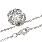 Chanel Camellia Diamond Necklace 18K White Gold — view 2
