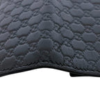 Gucci 6 Key Case Black Guccissima Line Leather Holder — view 8