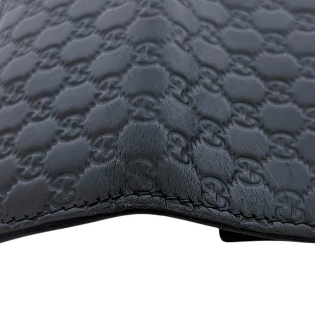 Gucci 6 Key Case Black Guccissima Line Leather Holder — view 8