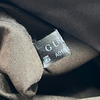 Gucci Tote White Beige Metallic Khaki Guccissima Line — view 5