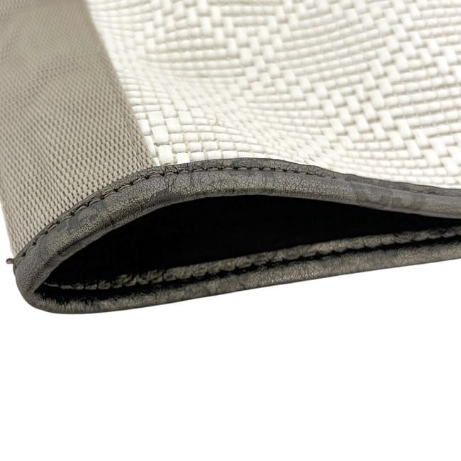 Gucci Tote White Beige Metallic Khaki Guccissima Line — view 9