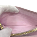 Prada Bifold Wallet Pink Saffiano — view 6