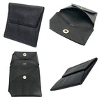 Hermes Bastia Coin Case Porte Monnaie Leather Black — view 2