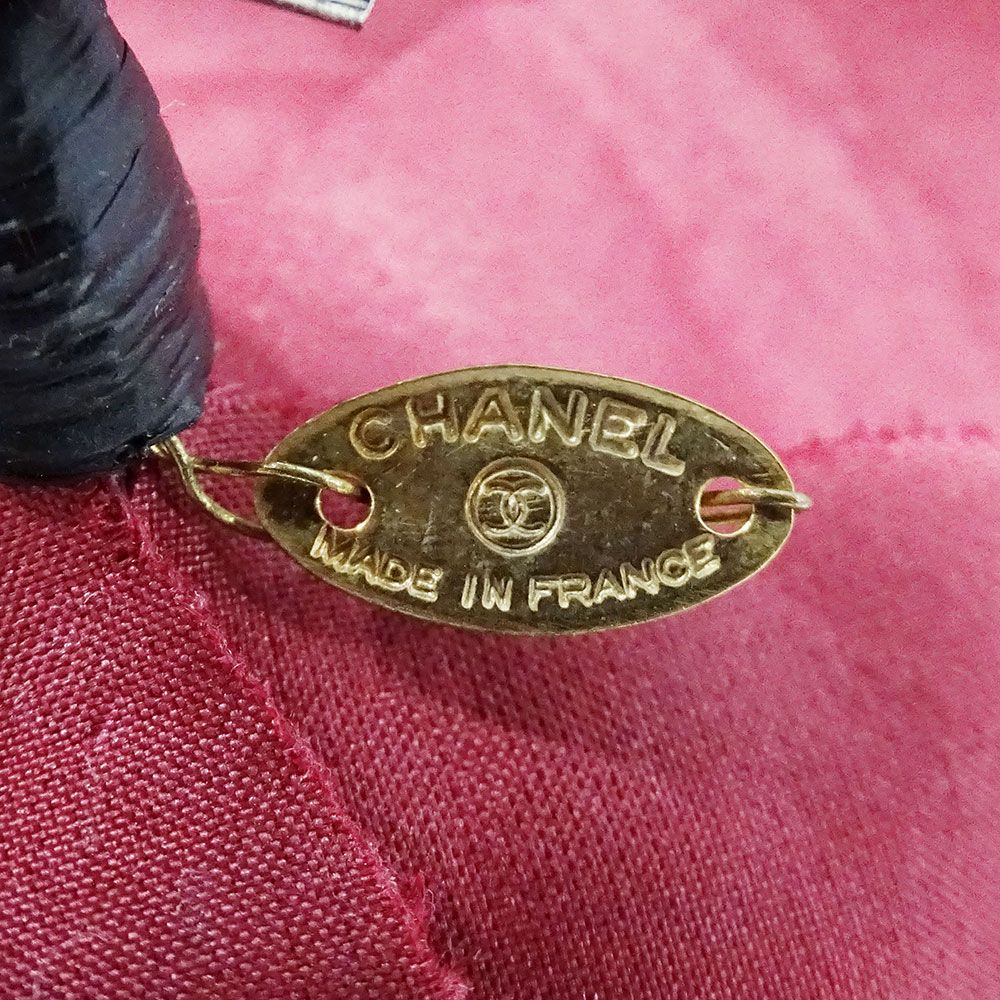 Chanel Brooch Camellia Velour Red Corsage — view 7