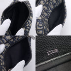 Dior Safari Mini Shoulder Bag Blue Peacock Cotton Canvas — view 6