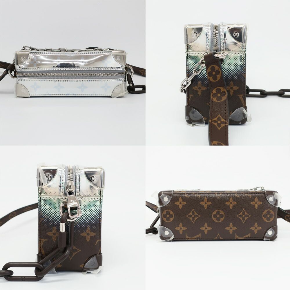 Louis Vuitton Mini Soft Trunk Monogram Metallic Nebula Canvas Shoulder Bag — view 3