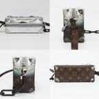 Louis Vuitton Mini Soft Trunk Monogram Metallic Nebula Canvas Shoulder Bag — view 3