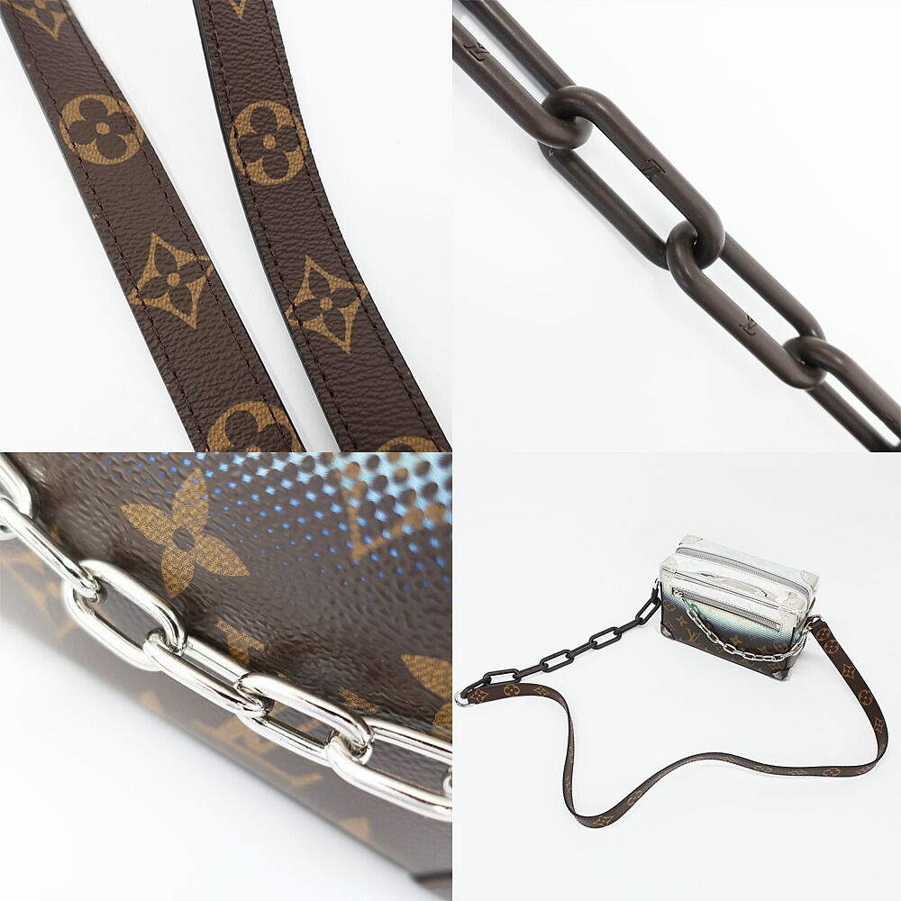 Louis Vuitton Mini Soft Trunk Monogram Metallic Nebula Canvas Shoulder Bag — view 7