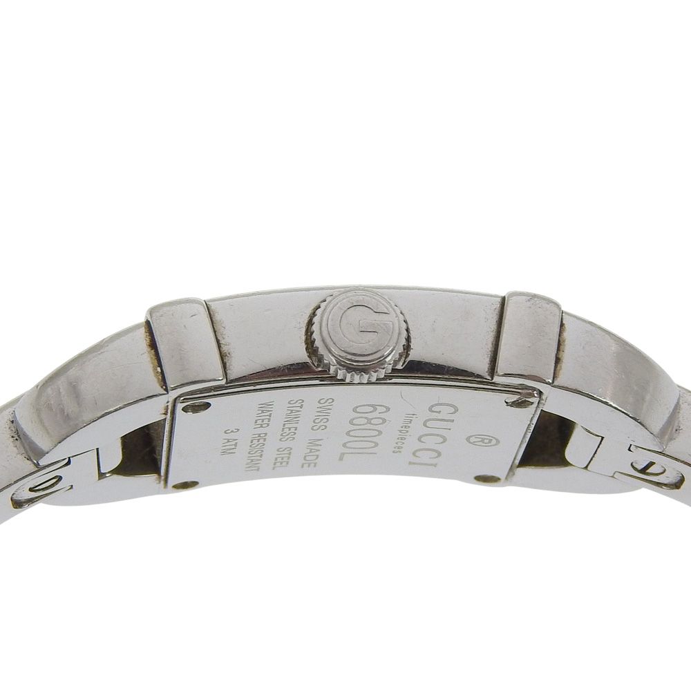 Gucci Stainless Steel Quartz Analog Display Black Dial Watch — view 5