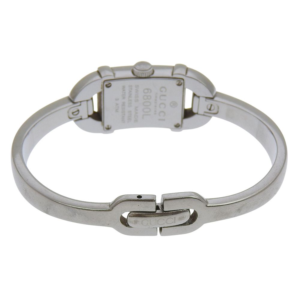 Gucci Stainless Steel Quartz Analog Display Black Dial Watch — view 4