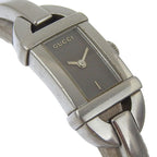 Gucci Stainless Steel Quartz Analog Display Black Dial Watch — view 3
