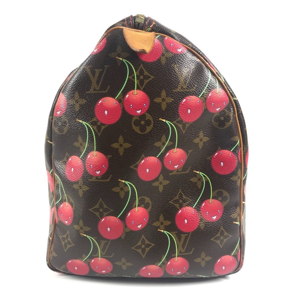 Louis Vuitton Boston Bag Keepall 45 Monogram Cherry Canvas — view 3