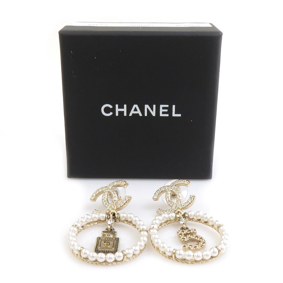 Chanel Earrings White — view 8