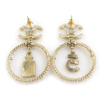 Chanel Earrings White — view 4