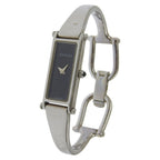Gucci Stainless Steel Quartz Analog Display Black Dial Watch — view 2