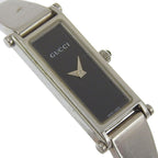 Gucci Stainless Steel Quartz Analog Display Black Dial Watch — view 3