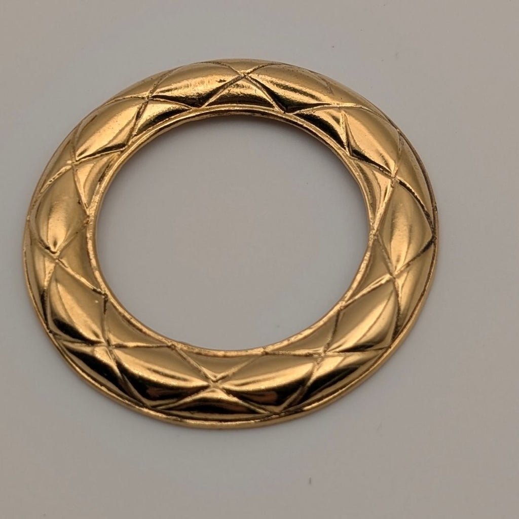 Chanel Earrings CC Logo Round Gold Vintage — view 6