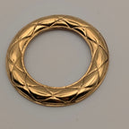 Chanel Earrings CC Logo Round Gold Vintage — view 6