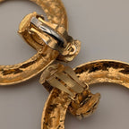 Chanel Earrings CC Logo Round Gold Vintage — view 3