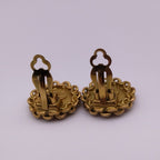 Chanel Earrings CC Logo Twist Gold Vintage — view 4