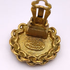 Chanel Earrings CC Logo Twist Gold Vintage — view 5