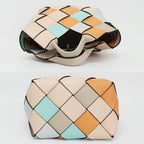 Loewe Woven Basket 2-Way Shoulder Bag Multicolor Gold — view 3