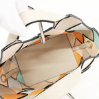 Loewe Woven Basket 2-Way Shoulder Bag Multicolor Gold — view 6