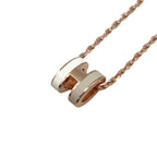 Hermes Necklace Mini Pop Lo Cover Bicolor System Beige White — view 3