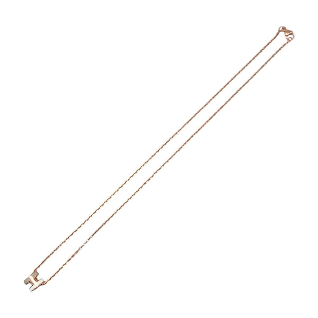 Hermes Necklace Mini Pop Lo Cover Bicolor System Beige White — view 4