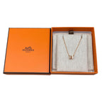 Hermes Necklace Mini Pop Lo Cover Bicolor System Beige White — view 7