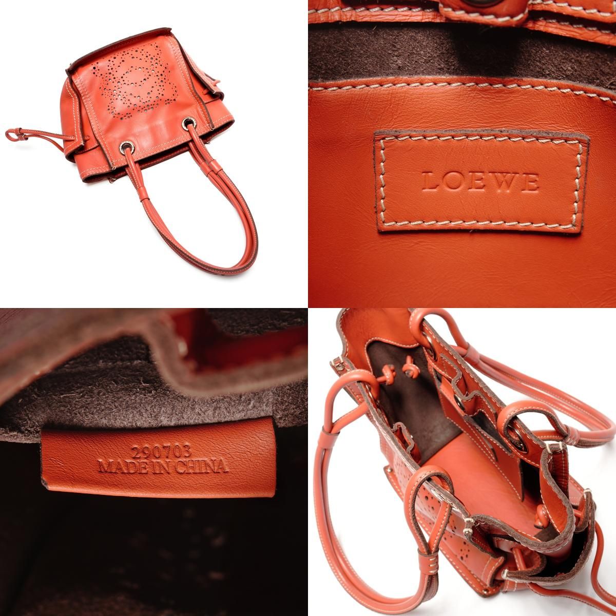 Loewe Handbag Anagram Perforated Leather — view 9