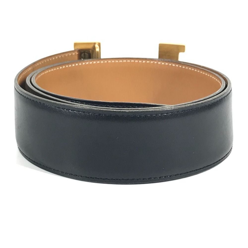 Hermes Belt Hhardware Big Logo Constance Leather Black — view 5