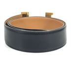 Hermes Belt Hhardware Big Logo Constance Leather Black — view 5